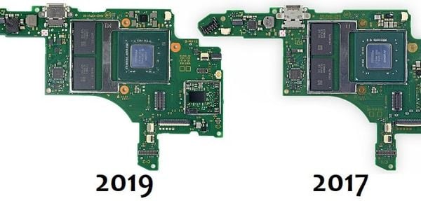 phân biệt chip Nintendo Switch 2019 - 2017