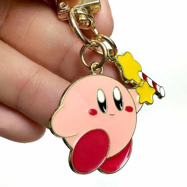 Phụ kiện dễ thương Móc khóa huy hiệu kim loại Kirby