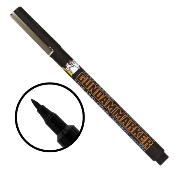 Phụ kiện Gundam Marker Brush Type GM20 Black - Bút kẻ lằn ngòi lông