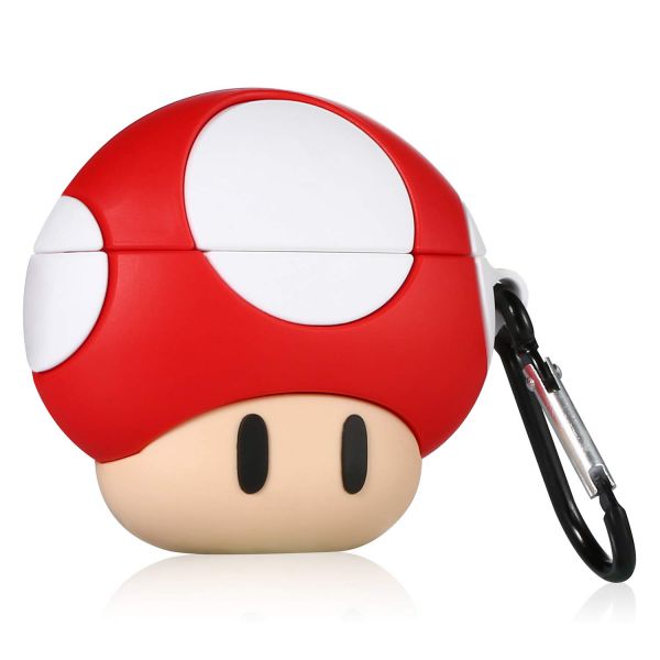 Phụ kiện iPhone Case ốp AirPods Pro hình nhân vật Mario Mushroom