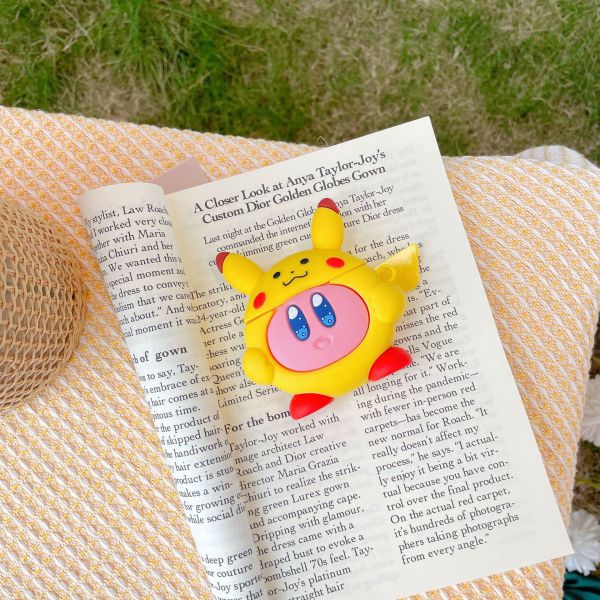 Phụ kiện Ốp bảo vệ AirPods Kirby Pikachu chống sốc đáng yêu