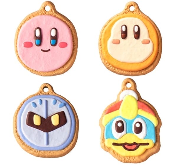 Phụ kiện trang trí điện thoại móc khóa Charm hình Kirby Cookie giá rẻ