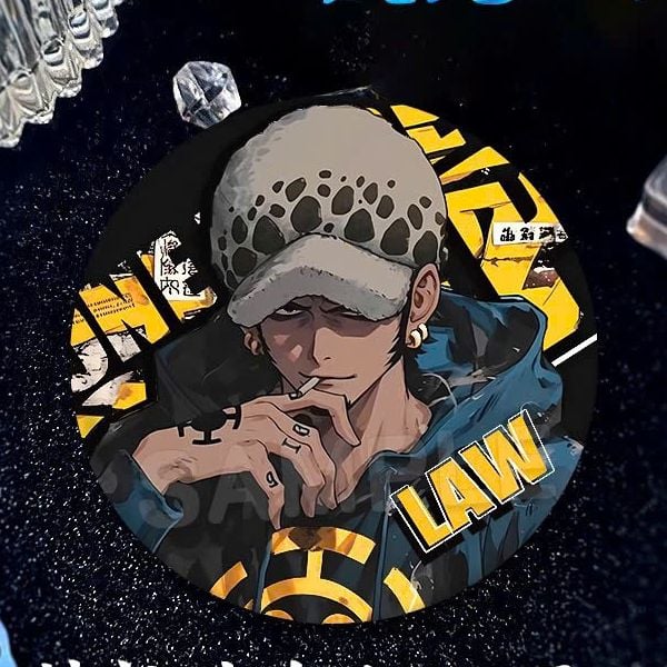 Huy hiệu tròn One Piece siêu ngầu với chi tiết thiết kế in hình siêu đẹp màu sắc bắt mắt