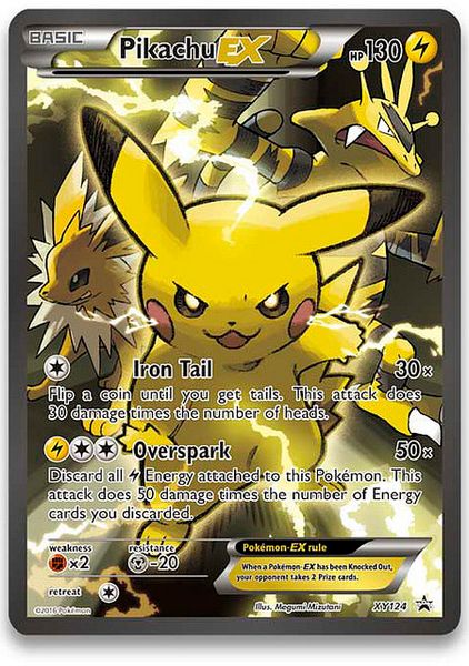 PIKACHU EX  RED  BLUE COLLECTION POKEMON TRADING CARD GAME