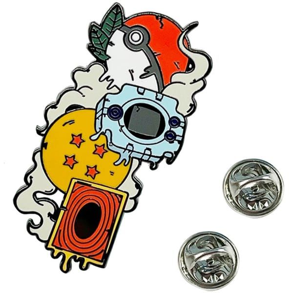 Huy hiệu pin kim loại anime kỷ niệm tuổi thơ giao trong ngày Hà Nội Hồ Chí Minh