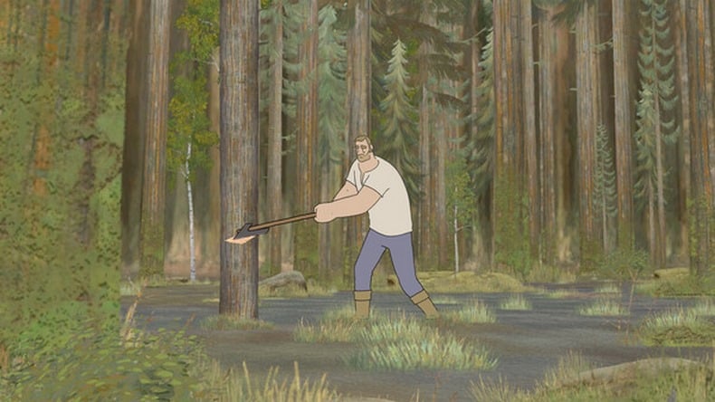 Pine: A Story of Loss được trang bị cơ chế chạm khắc độc đáo