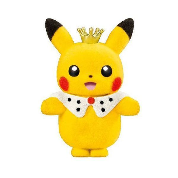 Pokemon Poke-mofu Doll King Pikachu