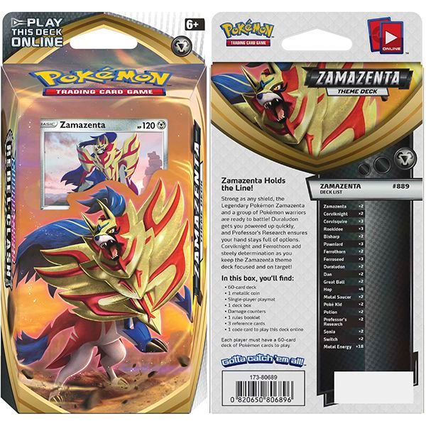 pokemon shop bán bài Pokemon Zamazenta Theme Deck