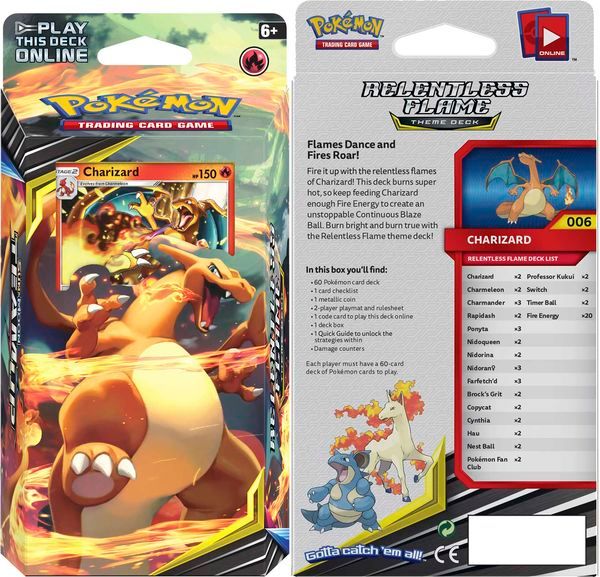 pokemon shop bán bộ bài pokemon Relentless Flame Theme Deck