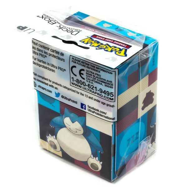 Pokemon Snorlax Ultra Pro deck box yugioh