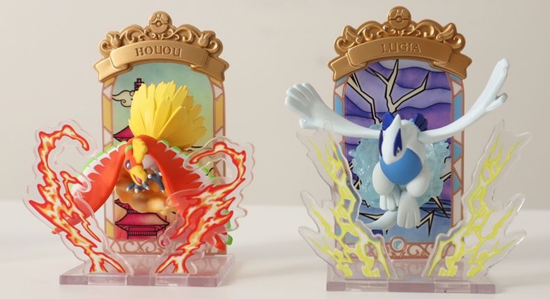 Pokemon Stained Glass Collection ho oh lugia rement
