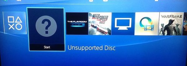 PS4 không hỗ trợ đĩa PS3