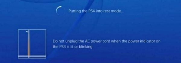 rest mode ps4 mode