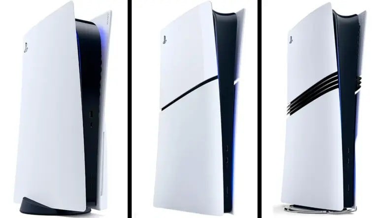 hình ảnh 3 đời PS5 Fat vs PS5 Slim vs PS5 Pro