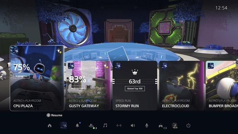 PS5 System Update UI