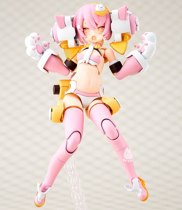 Mô hình lắp ráp mecha girl Megami Device Puni Mofu Mao KP740 dễ thương tạo dáng thú vị mua trưng bày trang trí