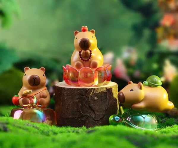 Mô hình Hộp Mù Capybara Chill Chill Tịnh Tâm Blind Box nhận mô hình siêu cute dễ thương