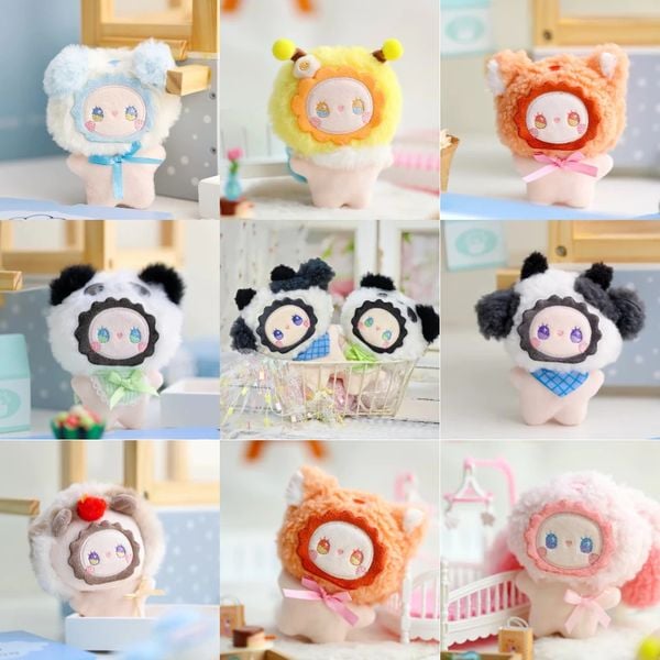 Hộp Mù Thú Bông Emma Fuzzy Family Squishy RE78 là đồ chơi thú vị, chứa đựng những mô hình búp bê xinh xắn