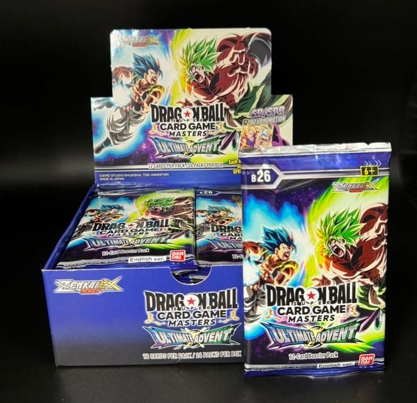 Tìm kiếm thẻ bài hiếm trong Dragon Ball Super Card Game Zenkai Series EX B26 Ultimate Advent Booster Pack siêu hot