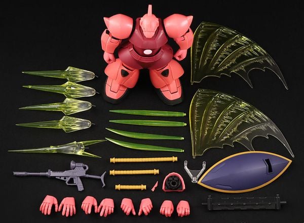 The Robot Spirits SIDE MS MS-14S Gelgoog Char's Custom ver. A.N.I.M.E. action figure Tamashii Nations, chi tiết cực kỳ tinh xảo