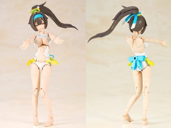 Megami Device Asra Archer Aoi KP466X mô hình lắp ráp nhiều phụ kiện, tạo dáng linh hoạt