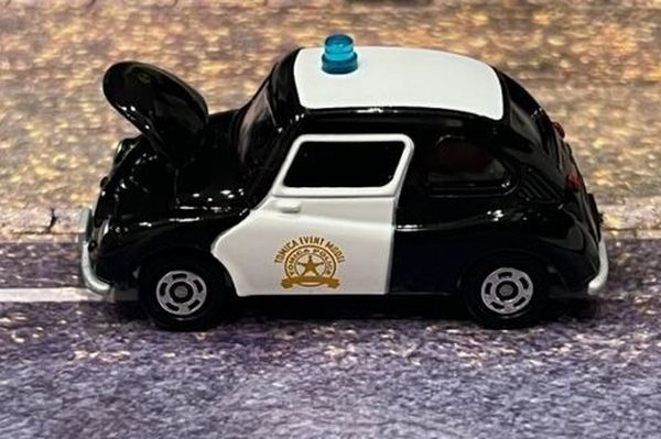 Bán xe mô hình xe đồ chơi đẹp mắt giá rẻ chất lượng Nhật Bản làm đồ chơi trưng bày trang trí Tomica Event Model No. 27 Subaru 360 Overseas Patrol Car Type