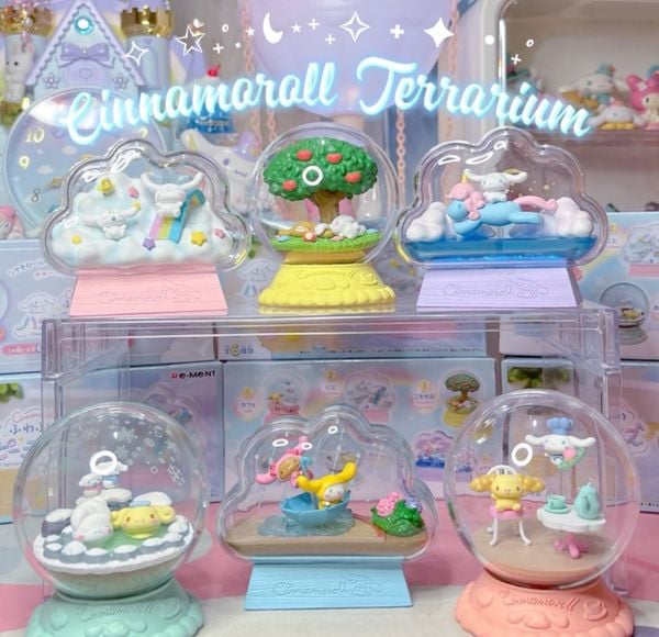 Mua Hộp Mù Sanrio Cinnamoroll Terrarium Collection Re-Ment Blind Box 15256 mô hình ngẫu nhiên tại nShop