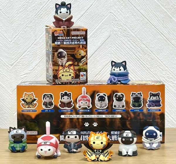 Review MegaHouse Hộp Mù MEGA CAT PROJECT NARUTO Shippuden Naruto Ver. Break out！Fourth Great Ninja War chứa mô hình có thiết kế siêu đáng yêu
