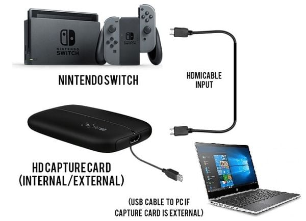 capture video record card Nintendo Switch