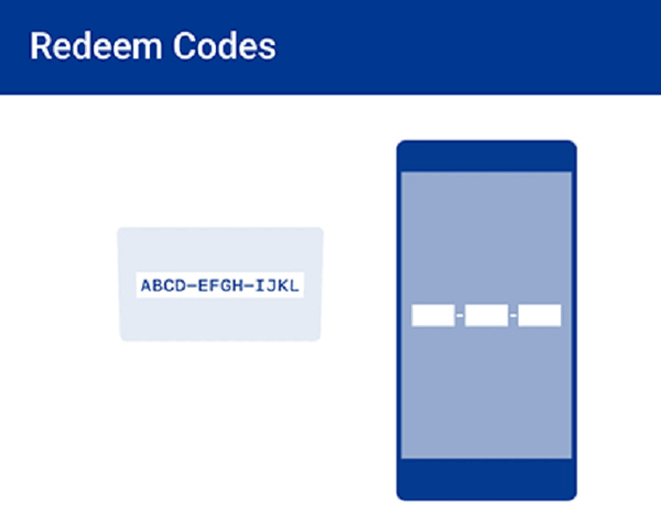 redeem code psn on the app