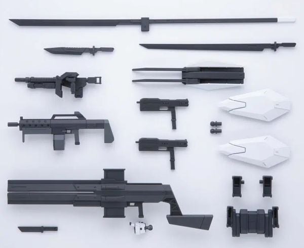 review Amaim Warrior at the Borderline Weapon Set Kyoukai Senki HG