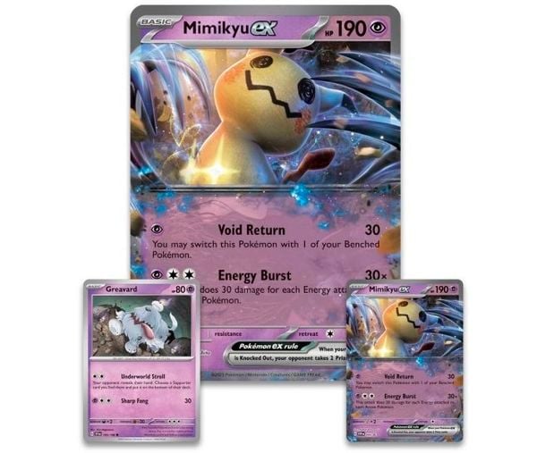 review bài Pokemon TCG Mimikyu ex Box