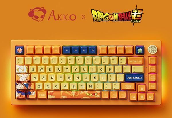 review đánh giá bàn phím cơ AKKO 5075B Plus Dragon Ball Super Goku nhiều tính năng