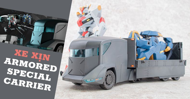 review chi tiết Armored Special Carrier ASC Kyoukai Senki HG