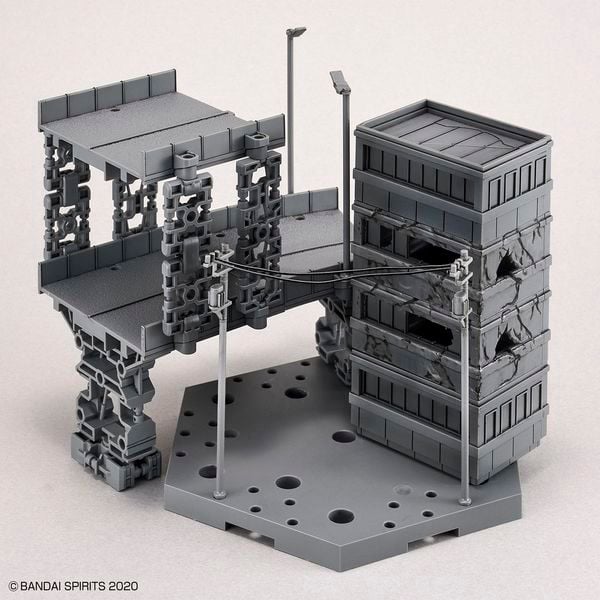 review Customize Scene Base 06 City Area Ver gundam 30mm