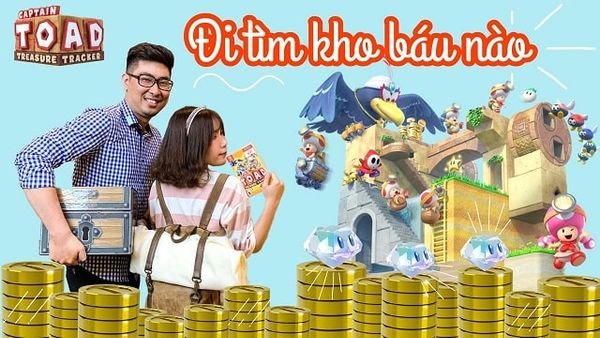 vlog giới thiệu game hay captain toad trên Nintendo Switch