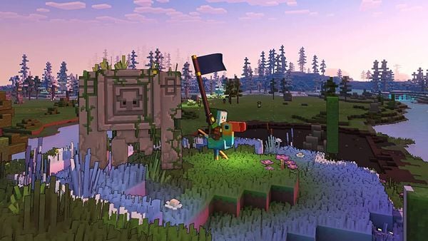 review game Minecraft Legends Deluxe Edition