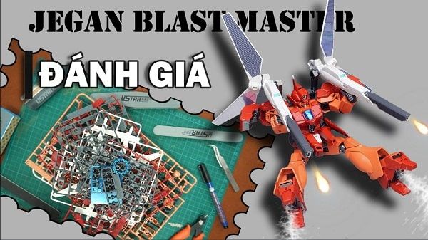 Đánh giá Gundam Jegan Blast Master cấp độ HG Review mô hình lắp ráp Gunpla nShop