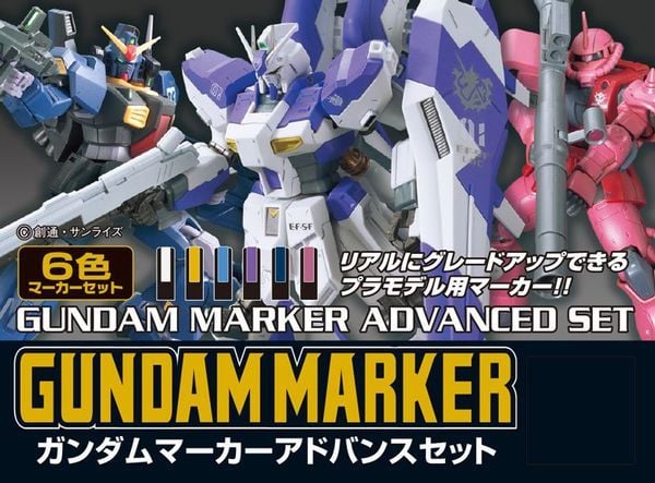 review Gundam Marker Advanced Set GMS124