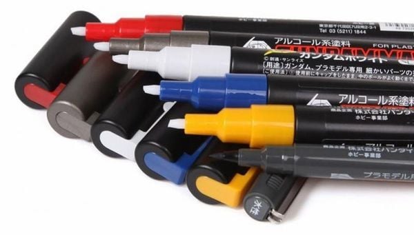 review Gundam Marker Basic 6 Color Set GMS105