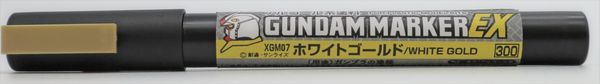 review Gundam Marker EX XGM07 White Gold