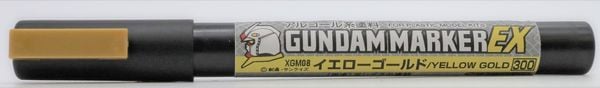 review Gundam Marker EX XGM08 Yellow Gold
