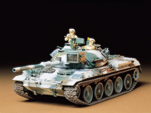 review JGSDF Type 74 Tank Winter Version 1-35 Tamiya 35168
