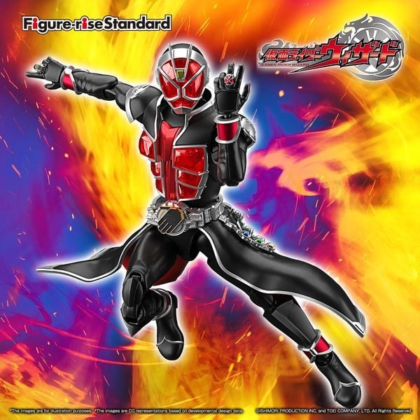 review Kamen Rider Wizard Flame Style Figure-rise Standard