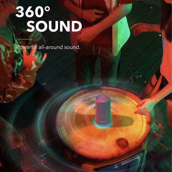 review Loa di động Anker Soundcore Flare - Gray - A3161