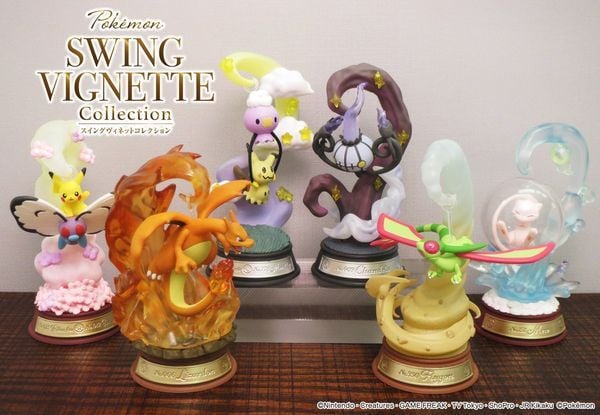 review mô hình Pokemon Swing Vignette Collection