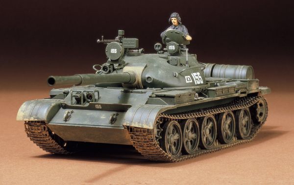 review mô hình xe tăng Russian T-62A Tank 1-35 Tamiya 35108