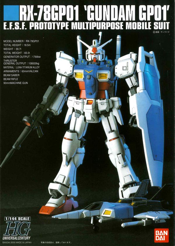 review RX-78GP01 Gundam GP01 Zephyranthes - HGUC - 1/144