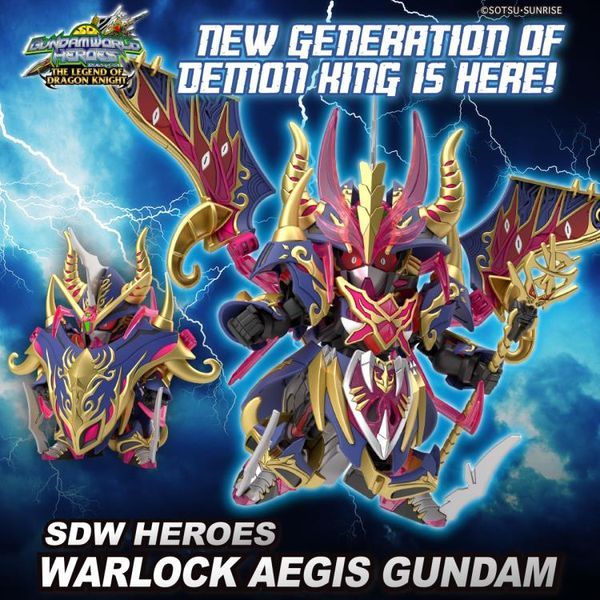 review Warlock Aegis Gundam SDW Heroes