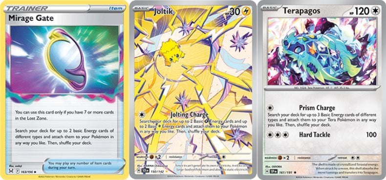 Top thẻ bài Pokemon mạnh như đòn tấn công của series Pokemon TCG Surging Sparks làm người chơi thích thú